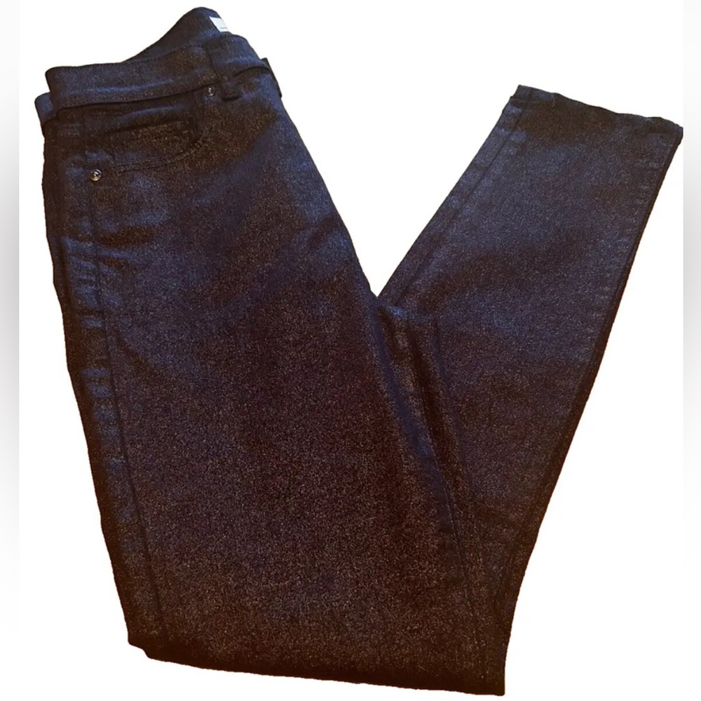 LOFT High Waisted Skinny Slim Pockets Shimmer Pants size 4/27